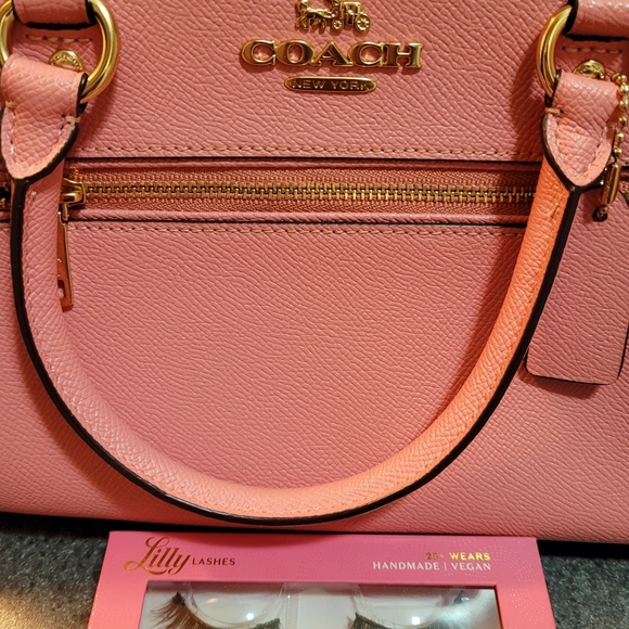 Coach Pink Satchels with Matching Wallet - Picture 10 of 10